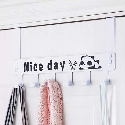 Hook Hanger-6 Hooks Hanger Over The Door Hook Hanger